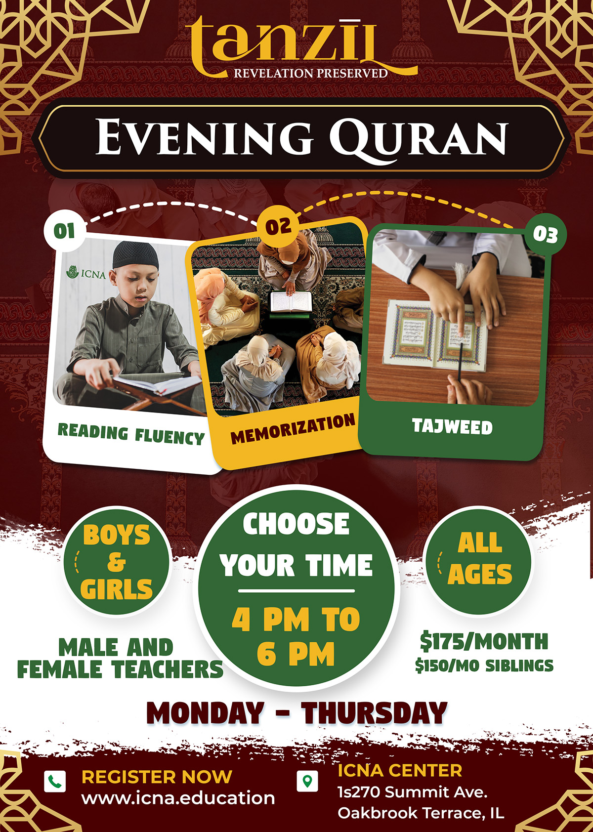 Quran at ICNA Center Chicago